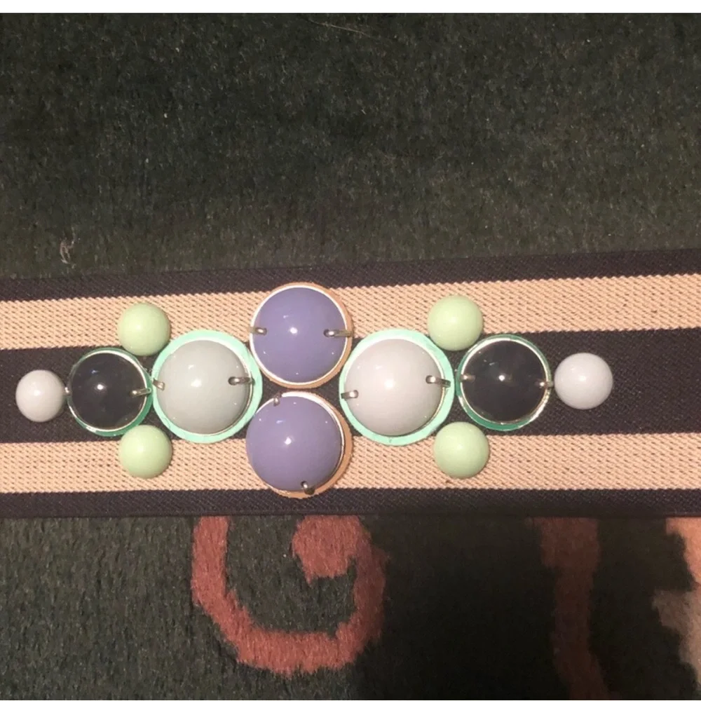 LOFT striped belt